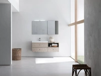 Mobile da Bagno sospeso in nobilitato effetto legno B201 BD021 di Compab
