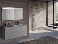 Mobile da Bagno sospeso Block System Slim C31 di Baxar