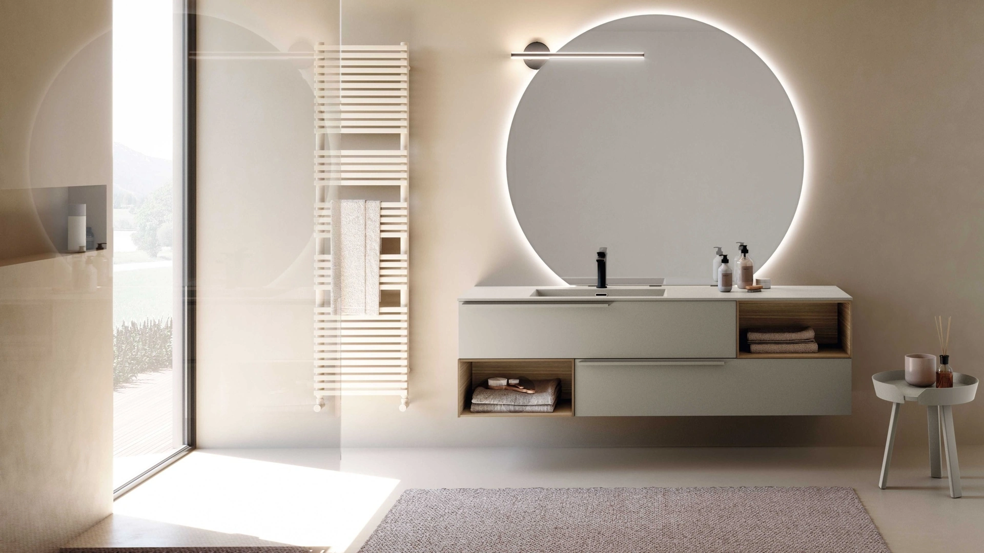 Mobile da Bagno sospeso M System 041 di Baxar