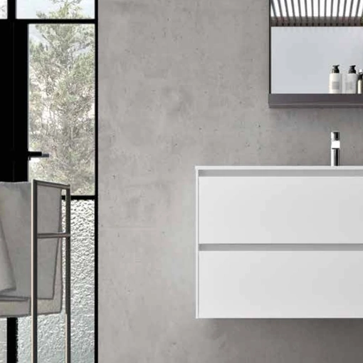 Mobile da Bagno in laccato Bianco opaco Start Block 05 di Ardeco