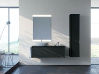 Mobile da Bagno sospeso composizione Q45 12 in melaminico ossido di Licor Design