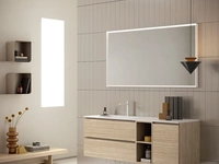 Mobile da Bagno sospeso Yang 04 in melaminico Dry Natural di Ardeco