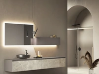 Mobile da Bagno sospeso con frontali in gres Yoko 06 di Ardeco
