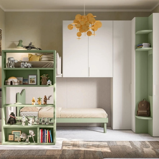 Cameretta Salvaspazio 54 a soppalco di Mistral