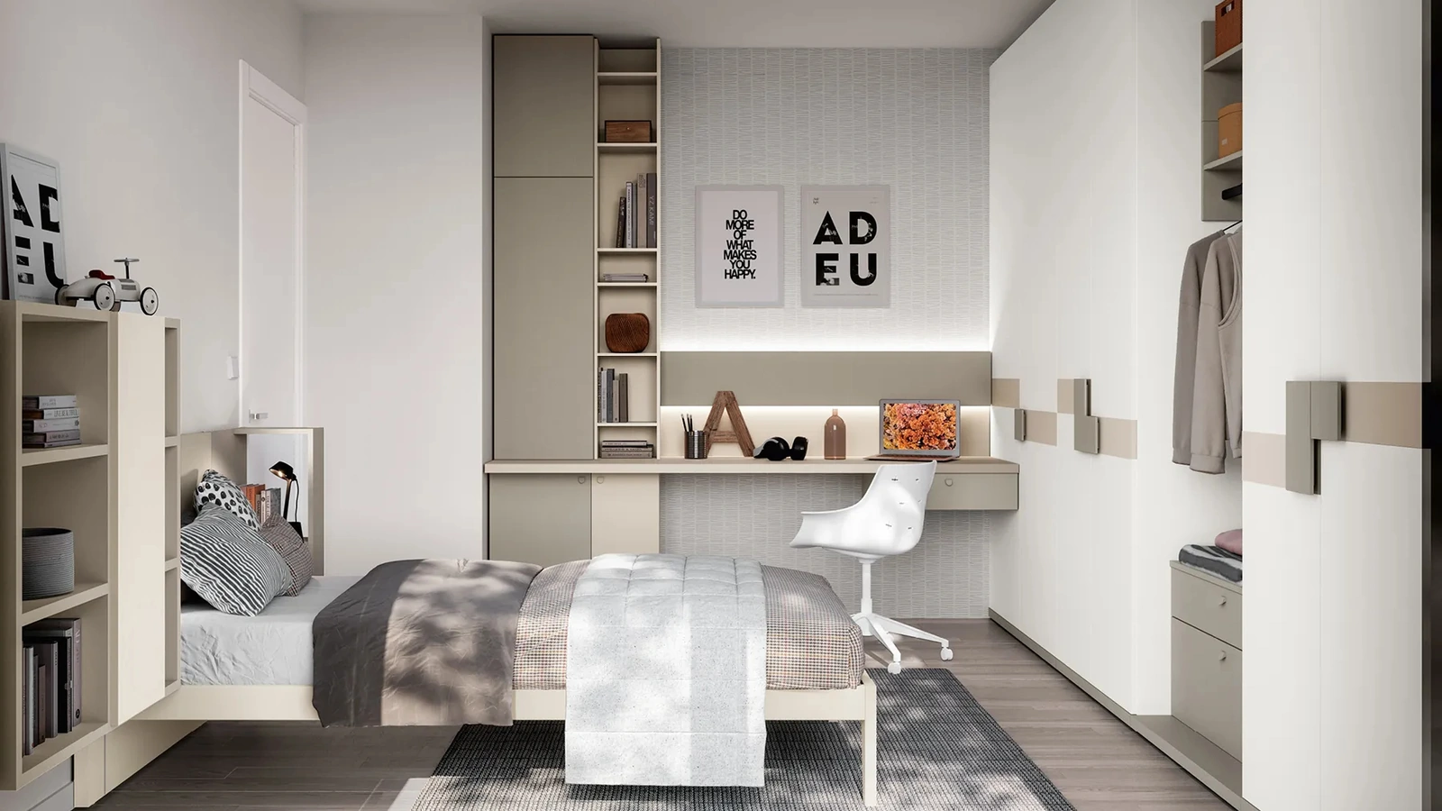 Cameretta Layout 02A di Doimo Cityline