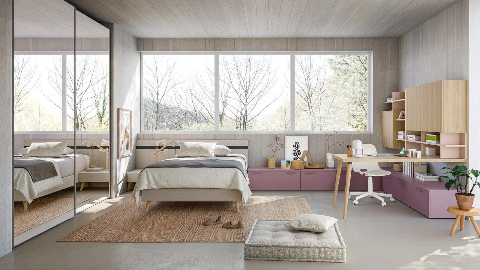 Cameretta Layout 09A di Doimo Cityline