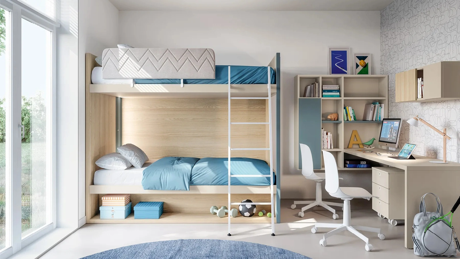 Cameretta Layout 12B di Doimo Cityline