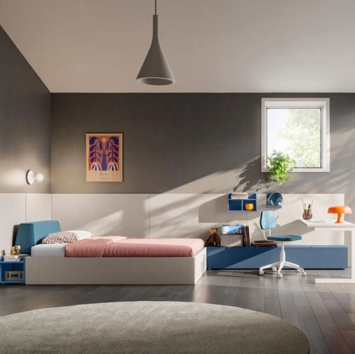 Cameretta Letto a Terra 03 di Mistral