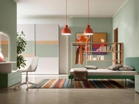 Cameretta Composizione Letto a Terra 05 di Mistral