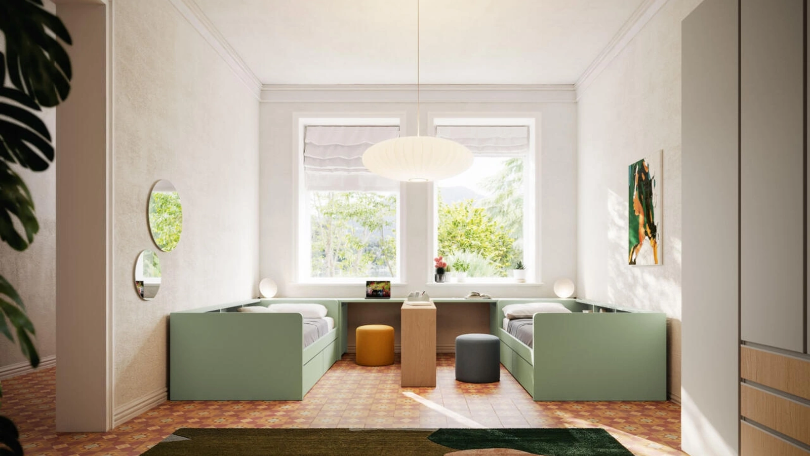 Cameretta Letto a Terra 09 di Mistral