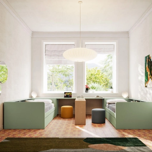 Cameretta Letto a Terra 09 di Mistral