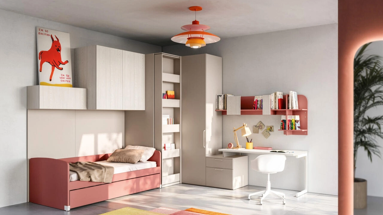 Cameretta Letto a Terra 11 di Mistral