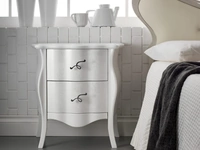 Comodino Afrodite in legno laccato di Florentiabed