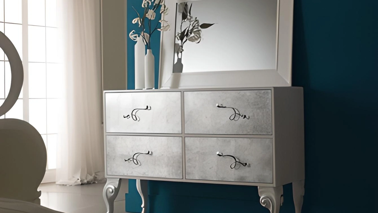 Athena Comò in legno laccato di Florentiabed