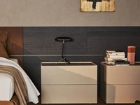 Comodino Atlante laccato opaco di Pianca