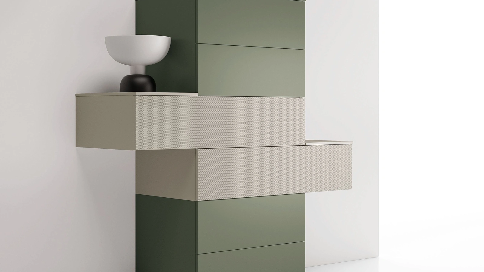 Cassettiera Flat di Spagnol Mobili