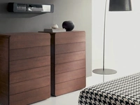 Cassettiera in legno con bordi arrotondati Icaro di Fimar