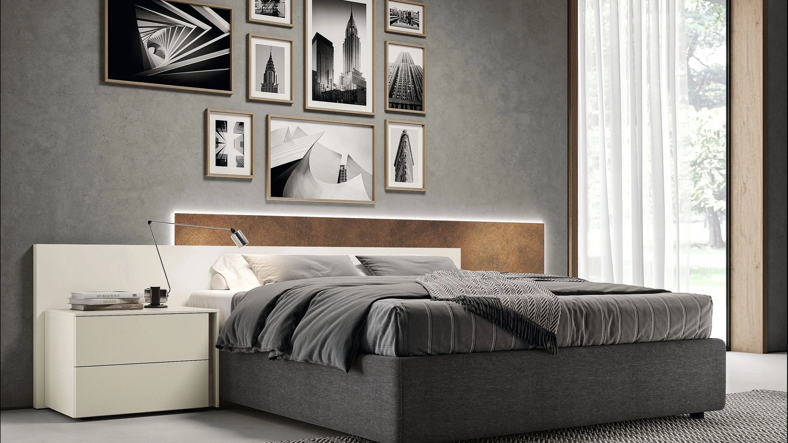 Comodino Arco di Spagnol Mobili