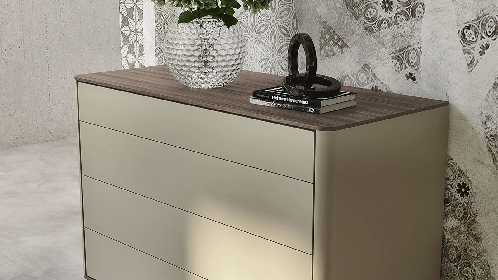 Comò Fiancotondo Cornice di S75