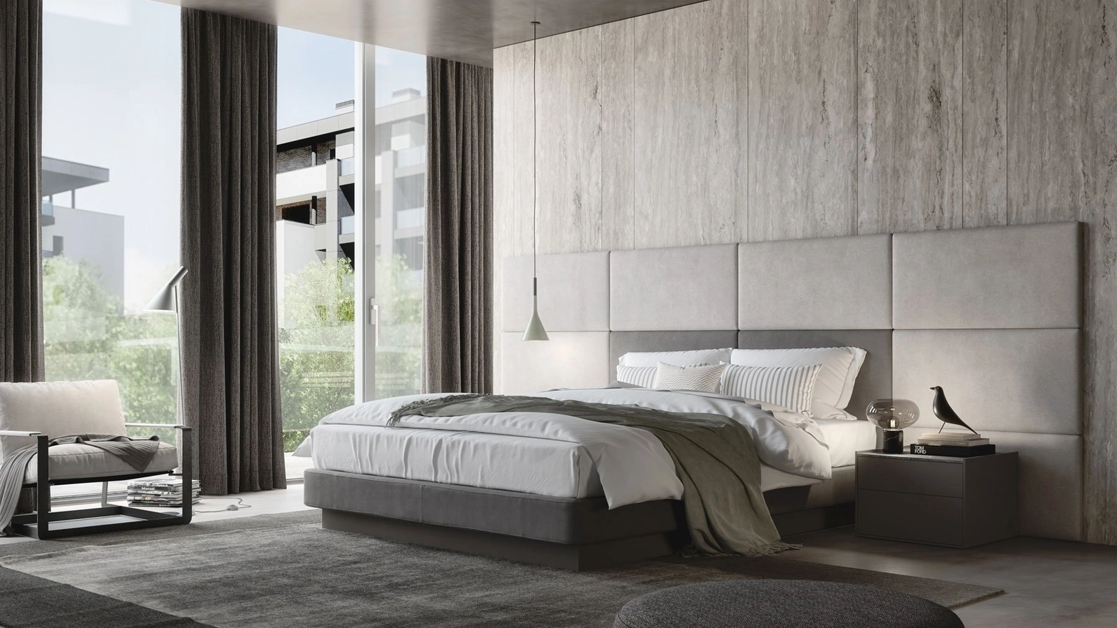 Comodino Spalla 10 Basic Grey di S75