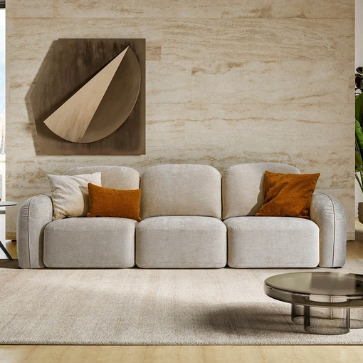 Divano lineare con sedute allungabili Susa di Le Comfort