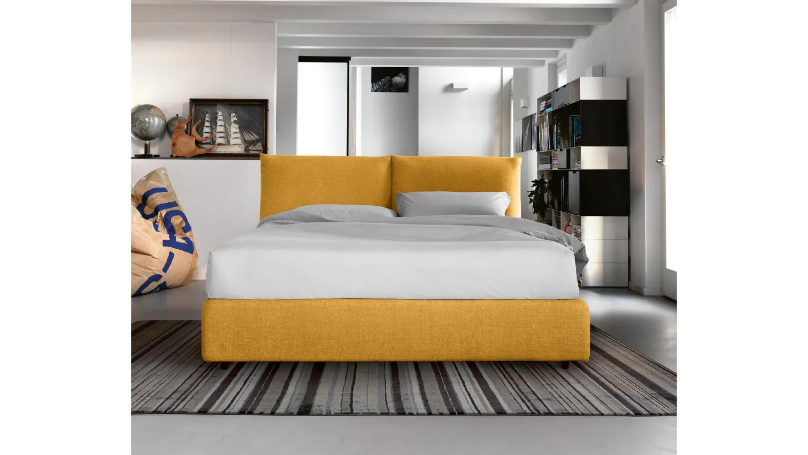 Letto con box contenitore Bridge di Noctis