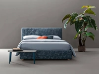 Letto matrimoniale imbottito Bloom di Bside