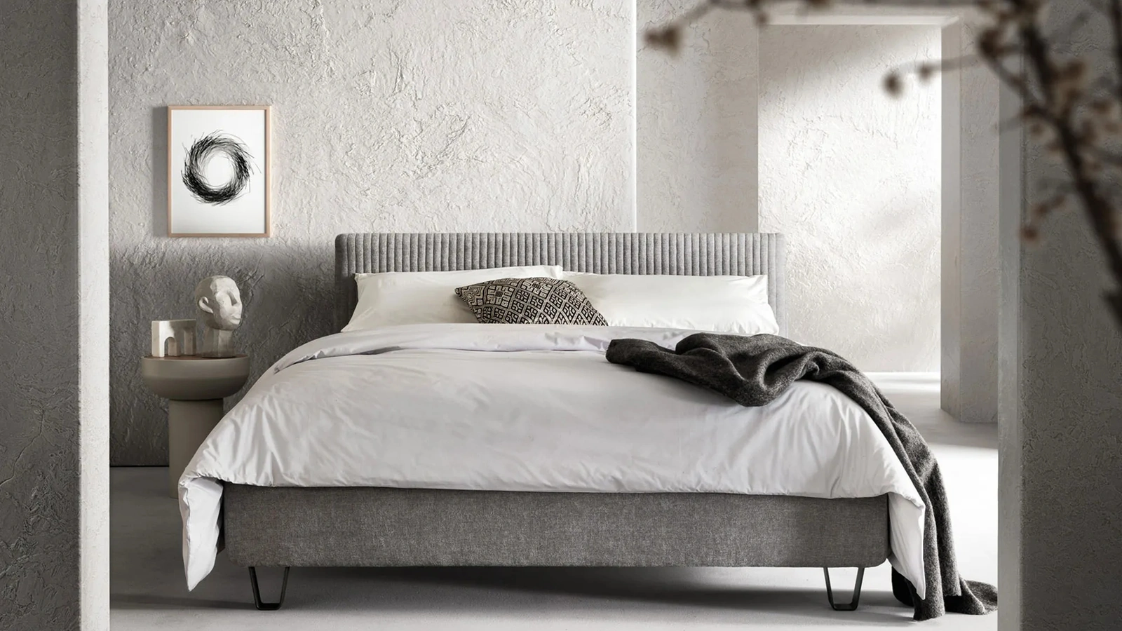 Letto in tessuto Keen di Bside