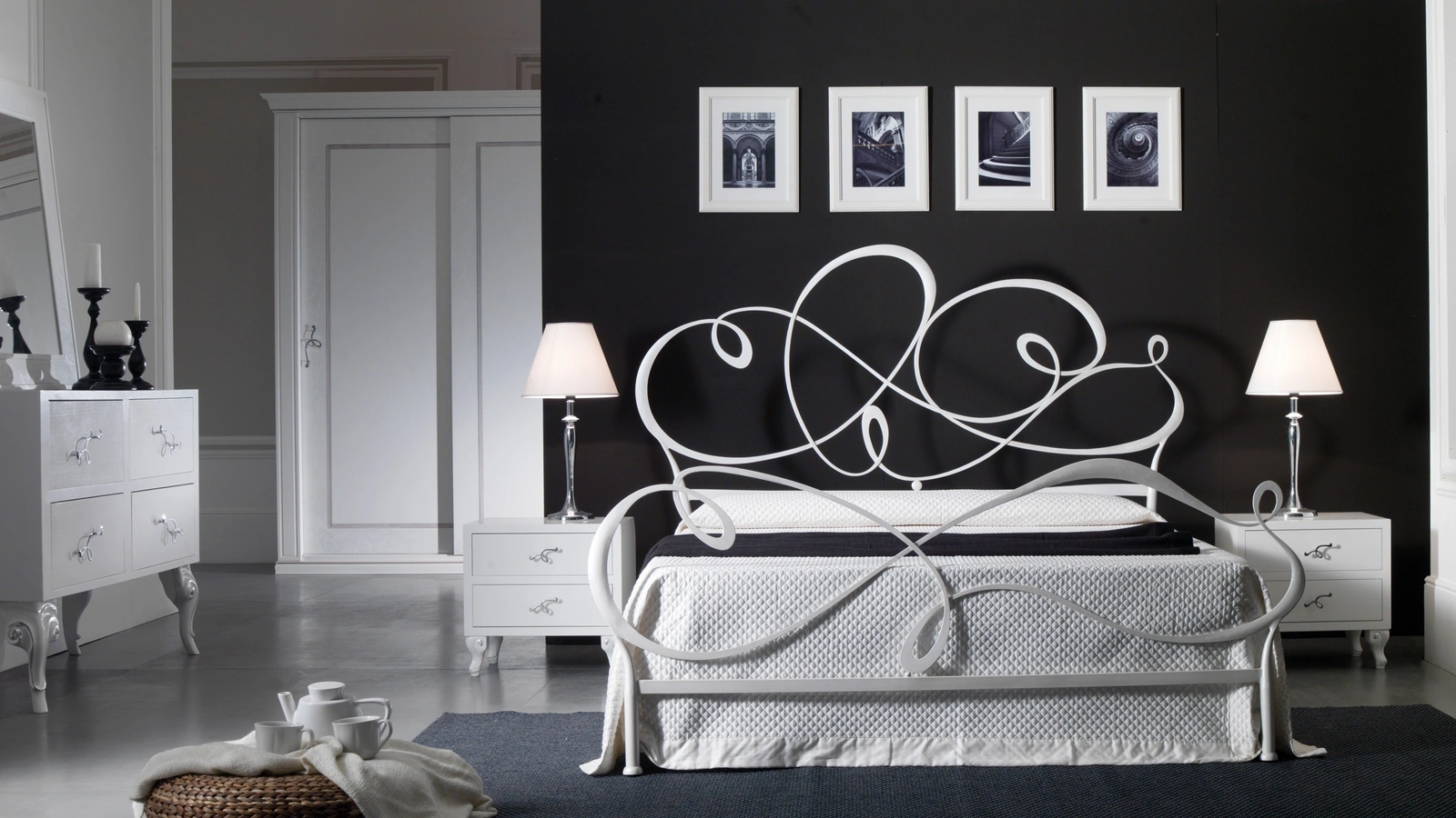 Letto matrimoniale in ferro battuto Capriccio di Florentiabed