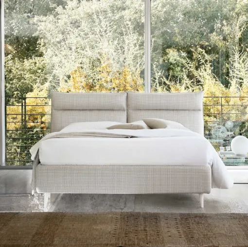 Letto con contenitore Cefalù di Noctis