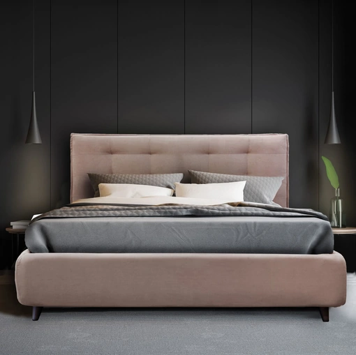 Letto imbottito Chloe di Florentiabed