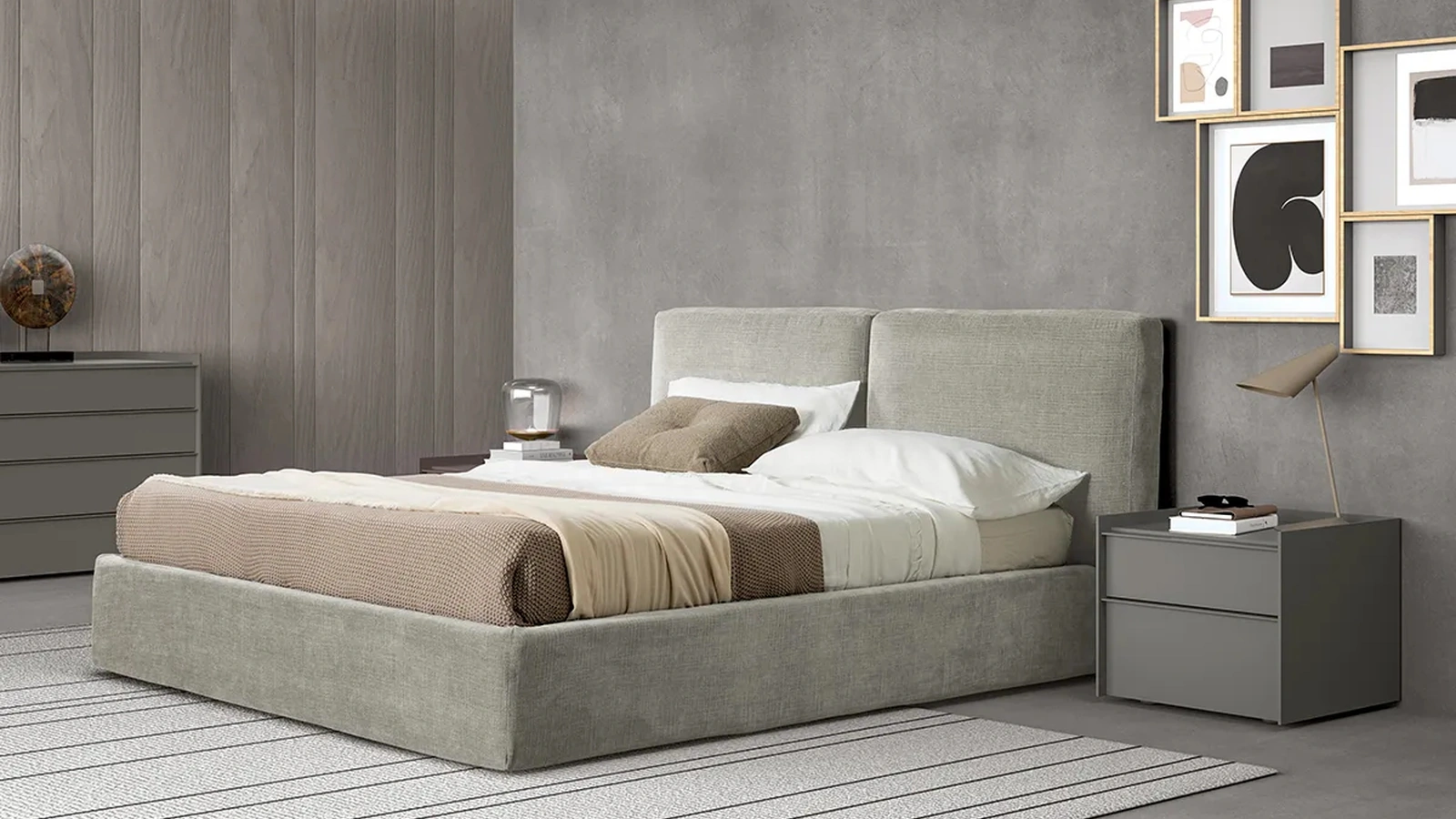 Letto Cloud con contenitore di Adok