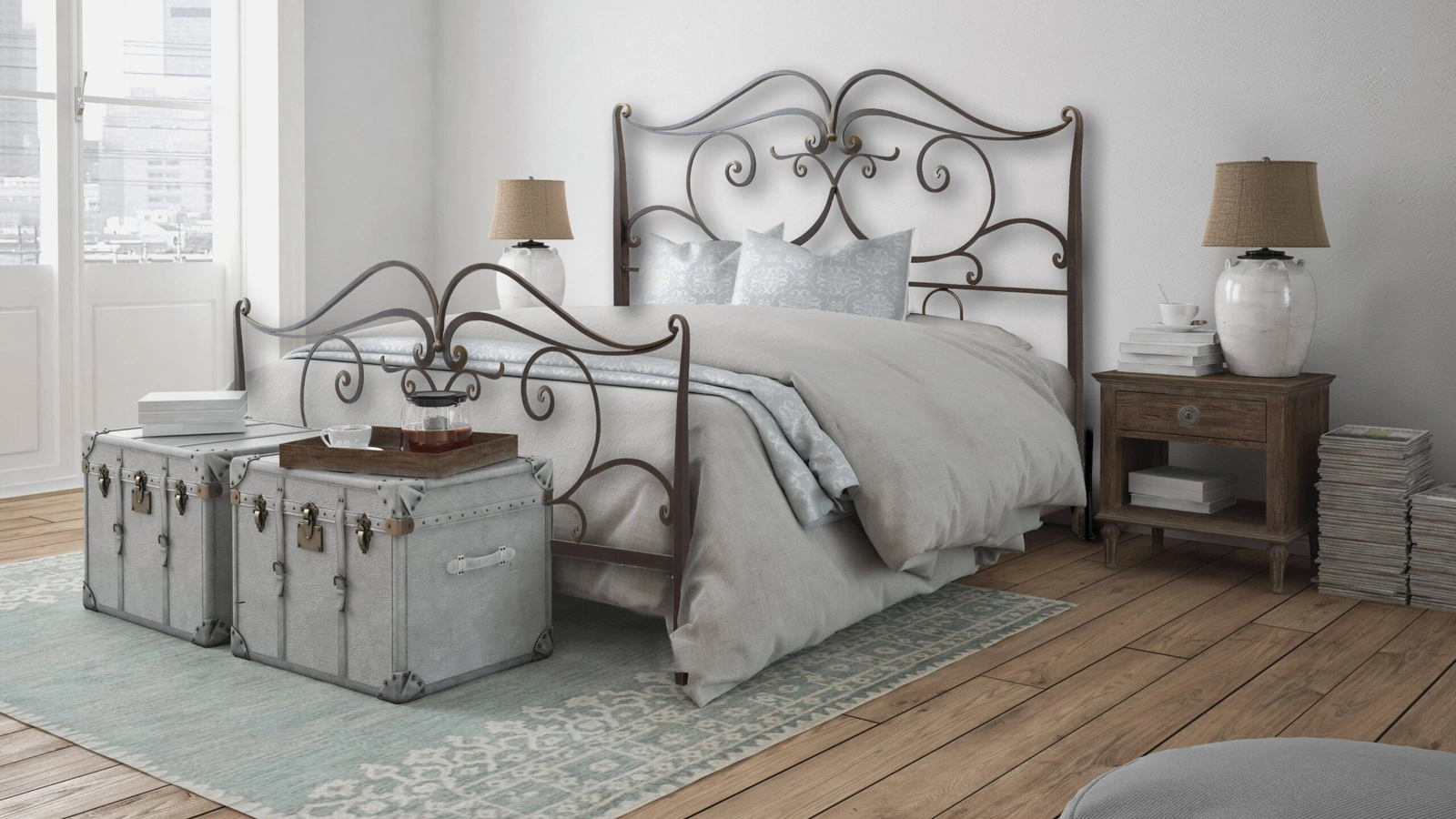 Letto con testiera  David di Florentiabed