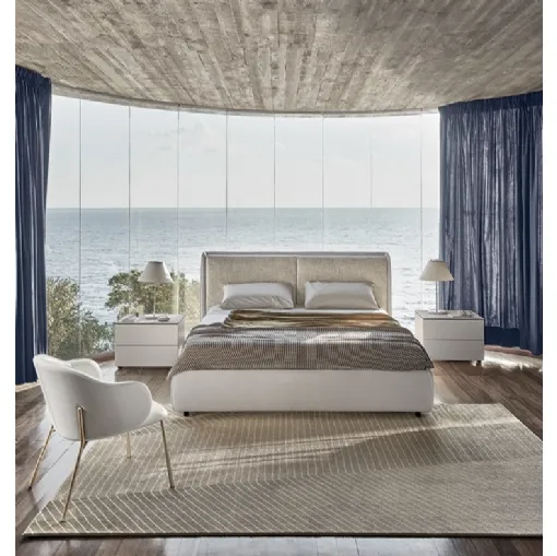 Letto con testiera Dolly di Calligaris