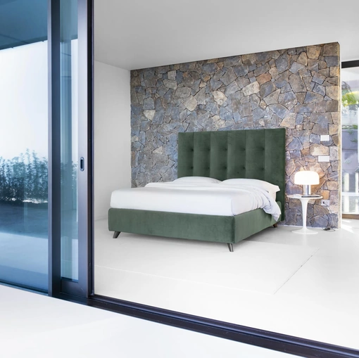 Letto con box contenitore Emma High di Noctis