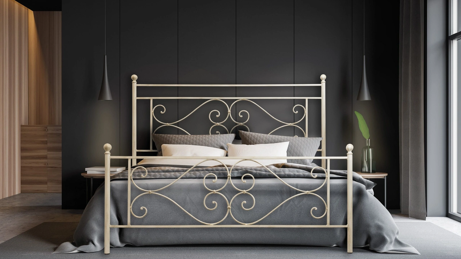 Letto con testiera Firenze di Florentiabed