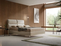 Letto King in tessuto imbottito di Le Comfort