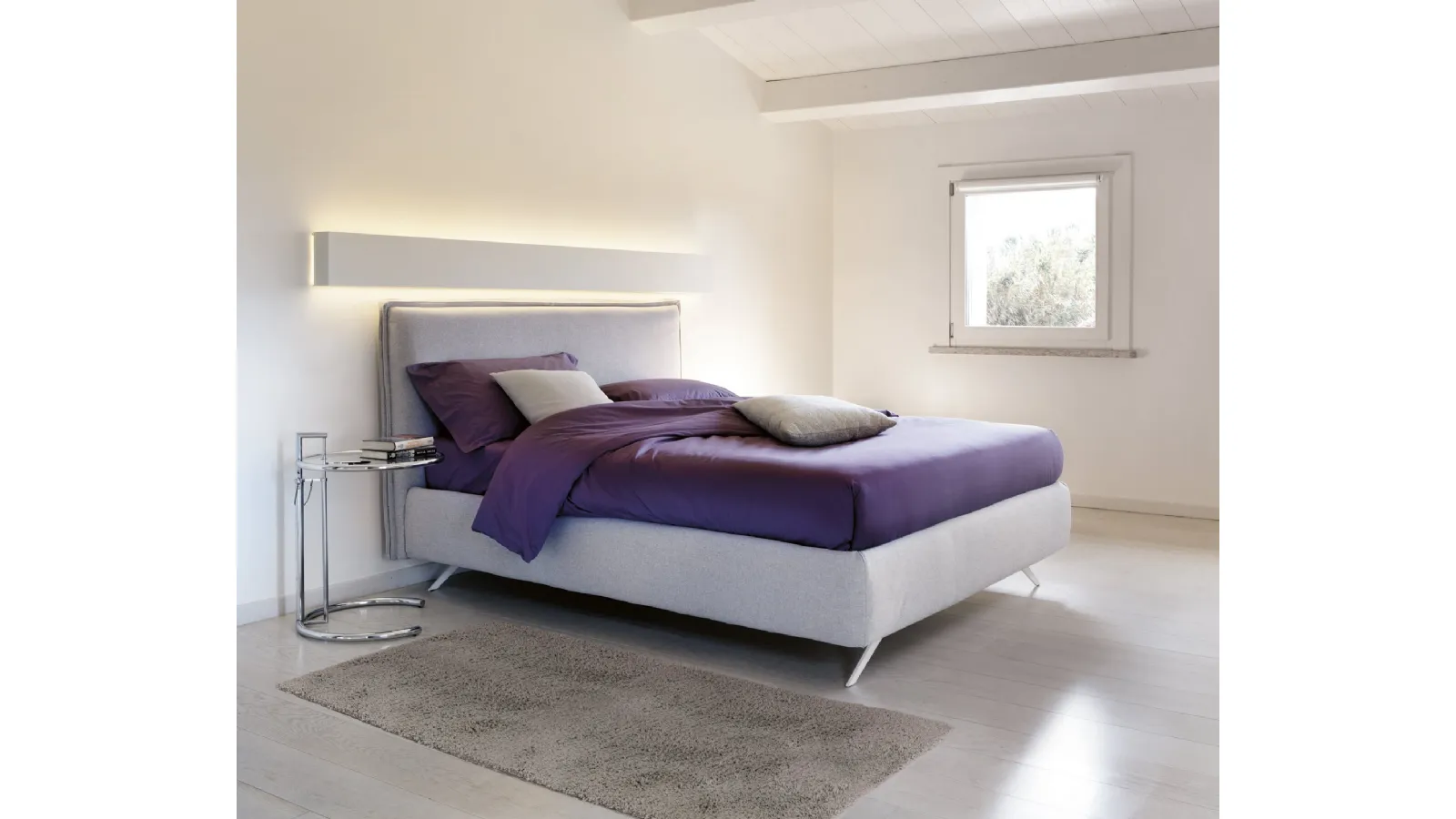 Letto con contenitore Moody di Noctis