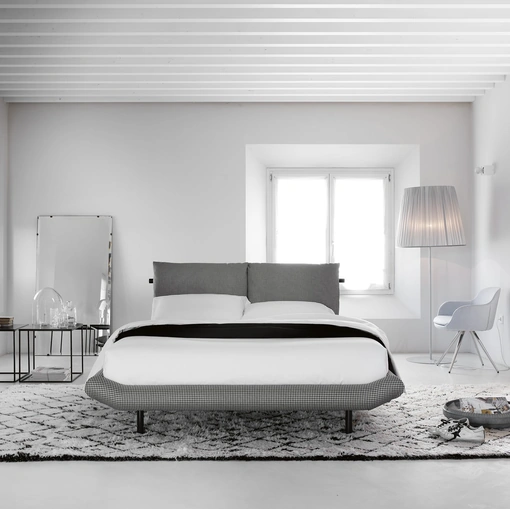 Letto in tessuto imbottito Noah di Noctis