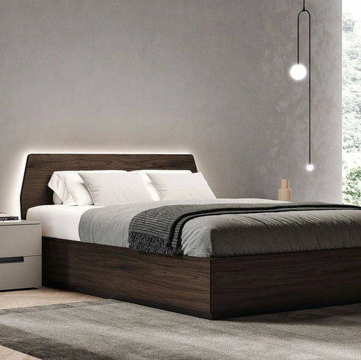 Letto Polar con box contenitore di Spagnol Mobili