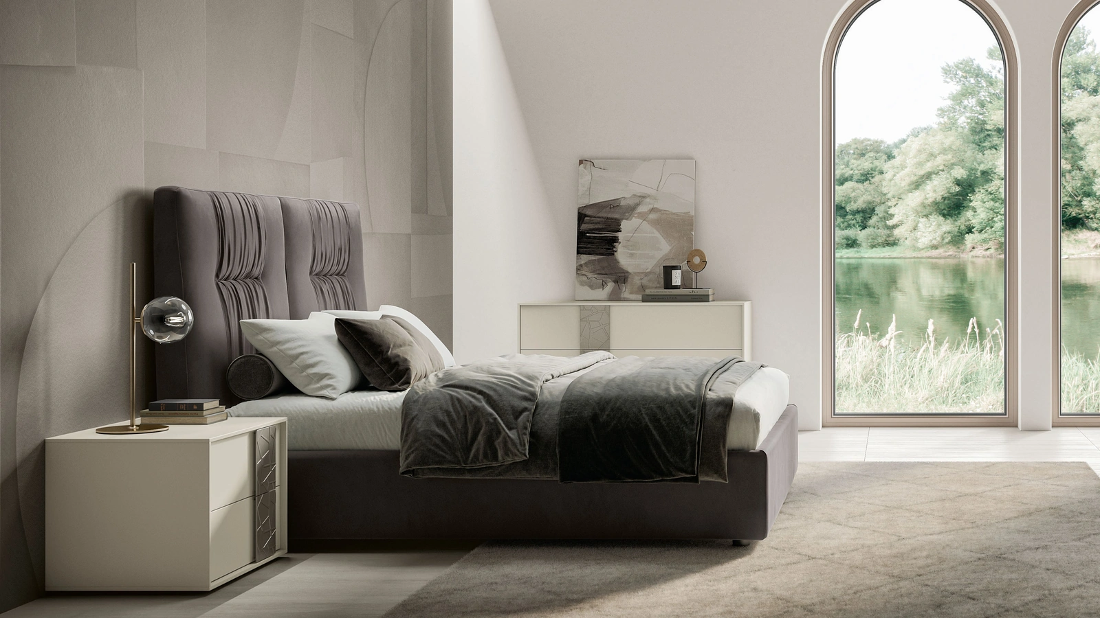 Letto Positano di Spagnol Mobili