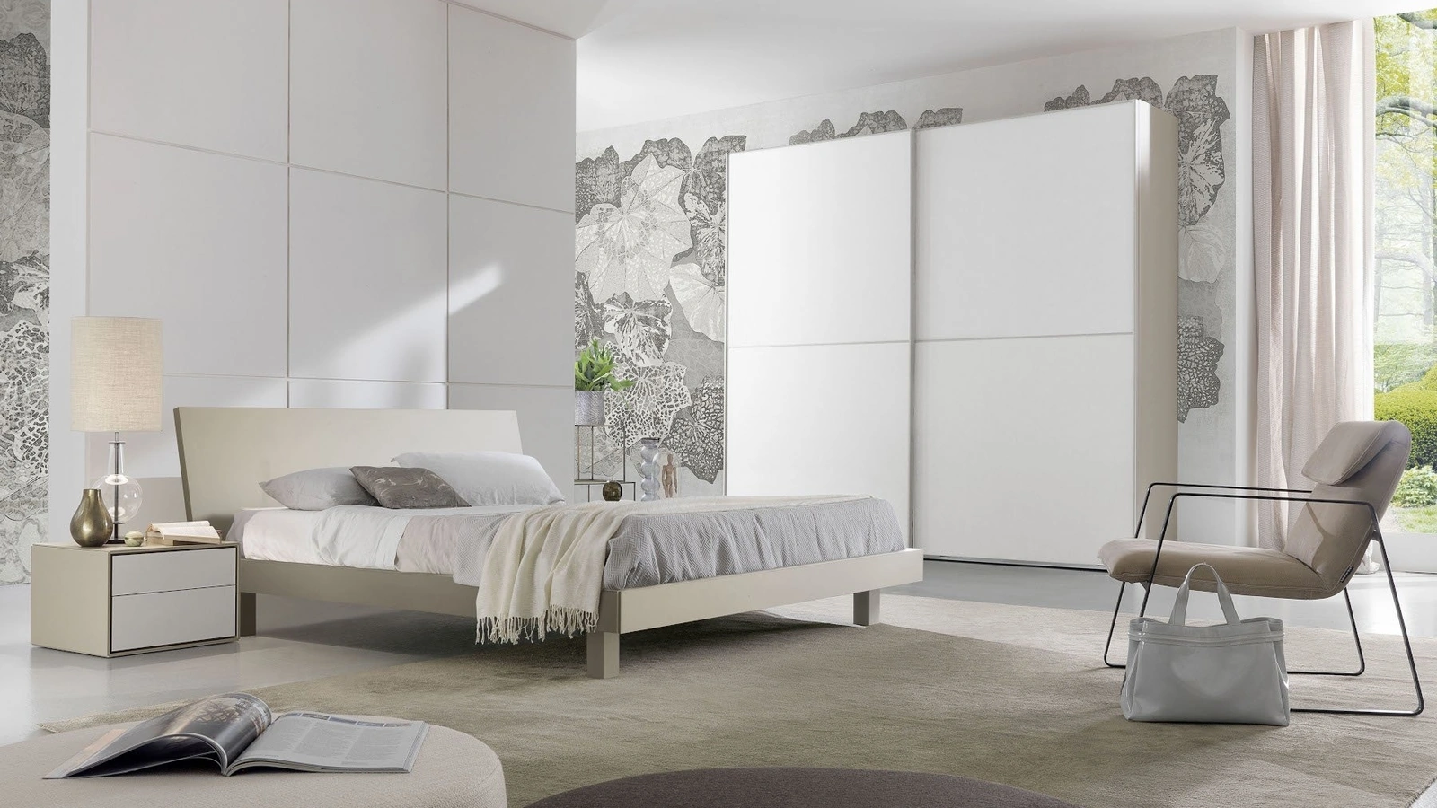 Letto con testiera Thaiti S75