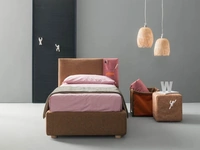 Letto singolo con contenitore Rift di Bside