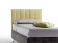 Letto singolo imbottito Twist di Bside