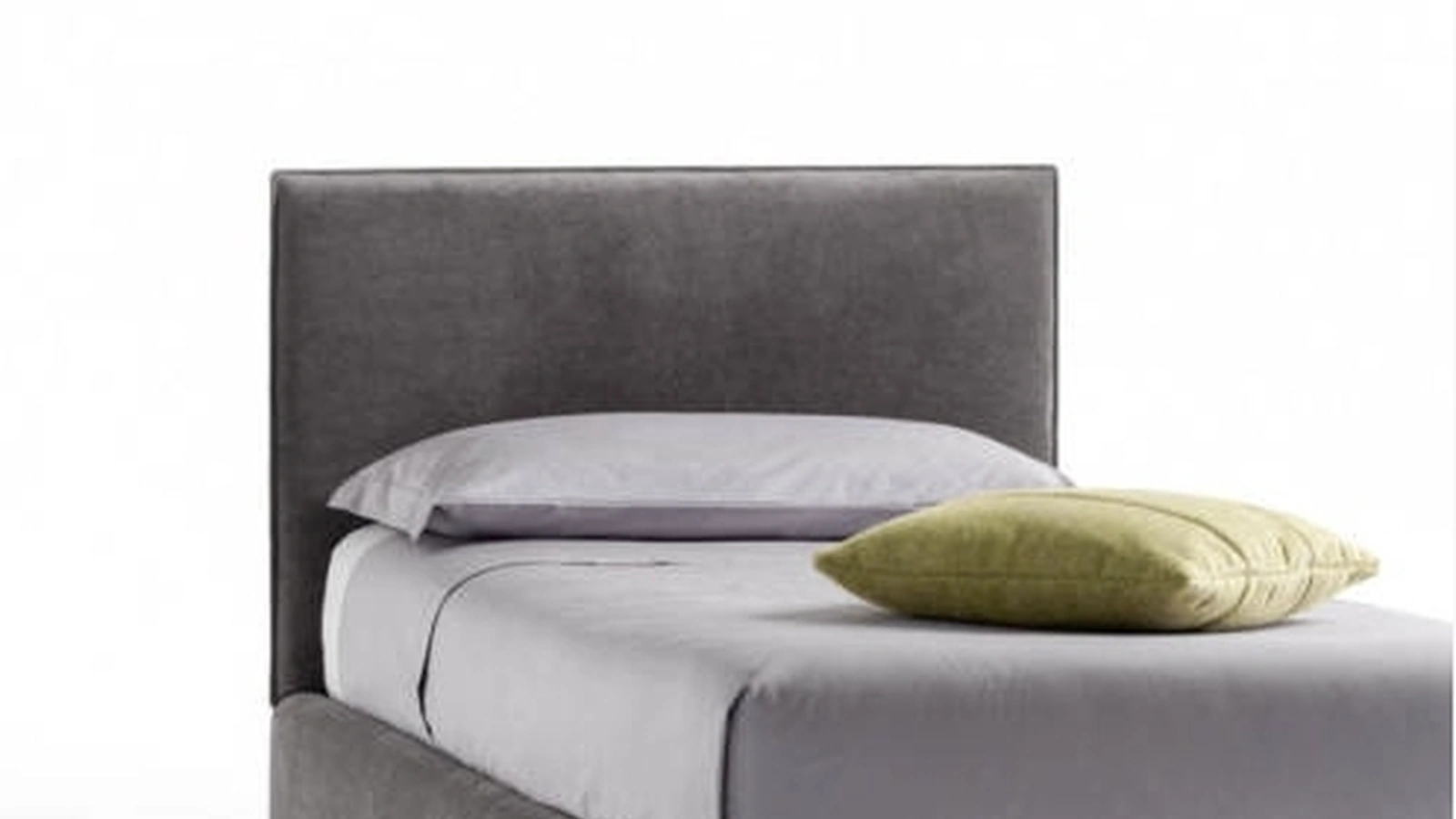 Letto singolo imbottito Twist di Bside