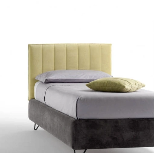 Letto singolo imbottito Twist di Bside