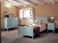 Letto singolo in legno laccato Caruso di Tonin Casa