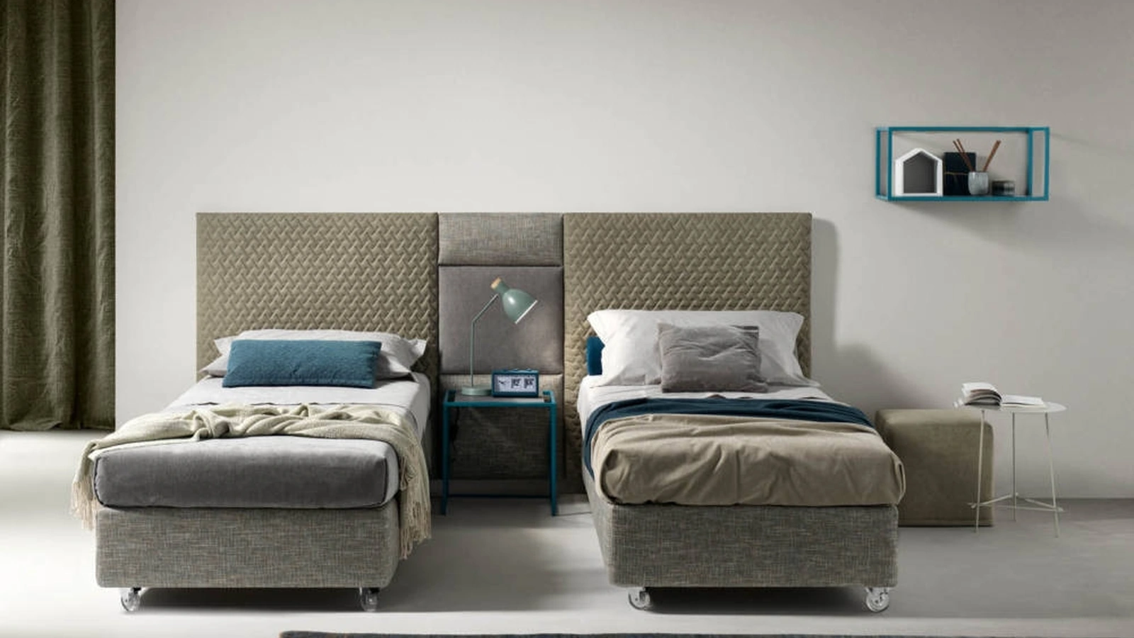 Letto singolo Pannelli Wall di Bside