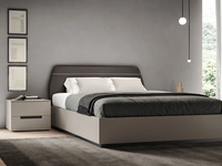 Letto Soft con testiera imbottita di Spagnol Mobili