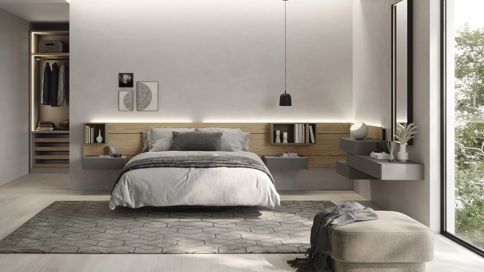 Letto sospeso con contenitore Sorvolo di Fimar